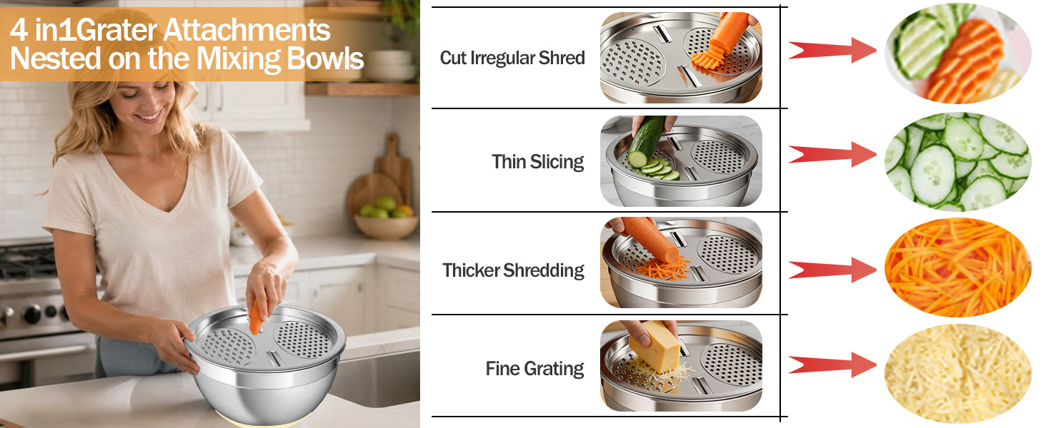 metal mixing bowls