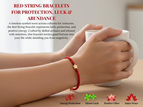 red string bracelet