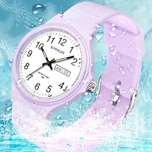 waterproof watch swimming analog ladies watch