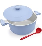AIKENBBKK 7 Quart Lightweight Dutch Oven Pot with Lid, Ceramic Cooking Pot Nonstick, Aluminum Coo...