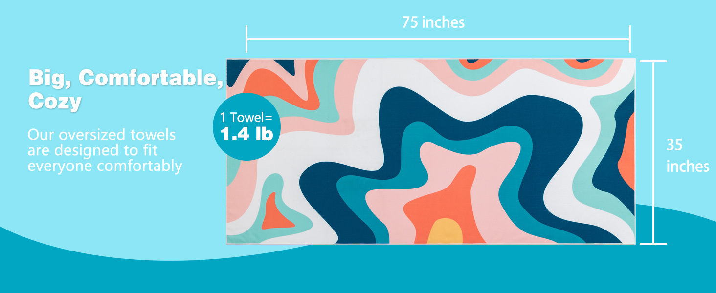 oversized big beach towels