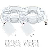 JJMASEE 10FT Type C Power Adapter and Cable for Ring Outdoor Cam Plus/Pro, Ring Spotlight Cam Plu...