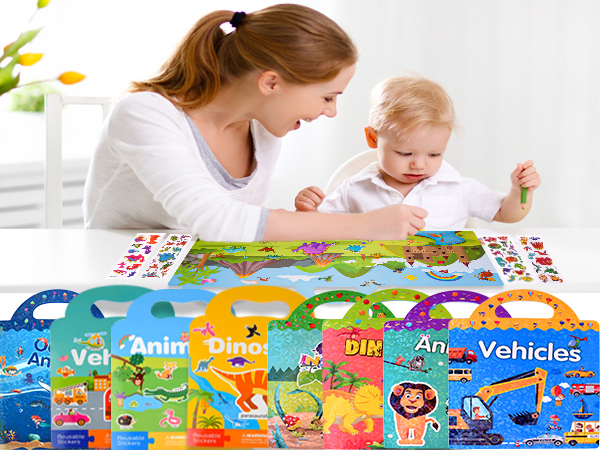 Reusable Sticker Book for Toddlers