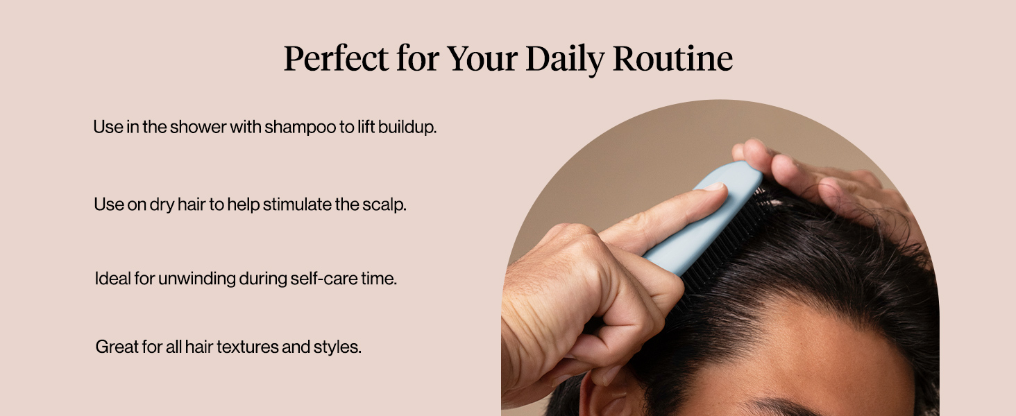 Kitsch Scalp Renewal Brush- Haze Blue