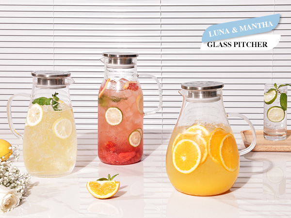 glass pitcher