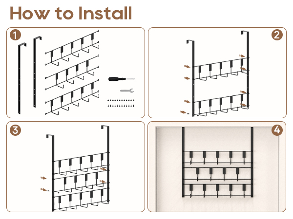 over the door towel organizer