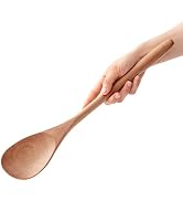 Large Wooden Spoon for Cooking,17 inch Big Acacia Wood Spoon for Deep Pot,Giant Wooden Spoon with...