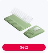 Vaydeer Keyboard Stand and Mouse Pad Set, Soft Memory Foam Wrist Rest | Computer Wrist Support Pa...