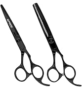 Equinox Professional Hair Scissors Set - Includes Barber Scissors & Thinning Shears for Hair Cutt...