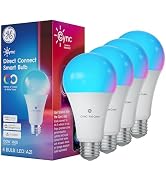 Cync Direct Connect A21 Smart LED Light Bulb, Color Changing Smart Lights, Matter Compatible, Com...