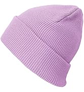 The Hat Depot Kids 100% Washed Cotton Soft and Light Cuffed Skull Plain Daily Beanie for Children