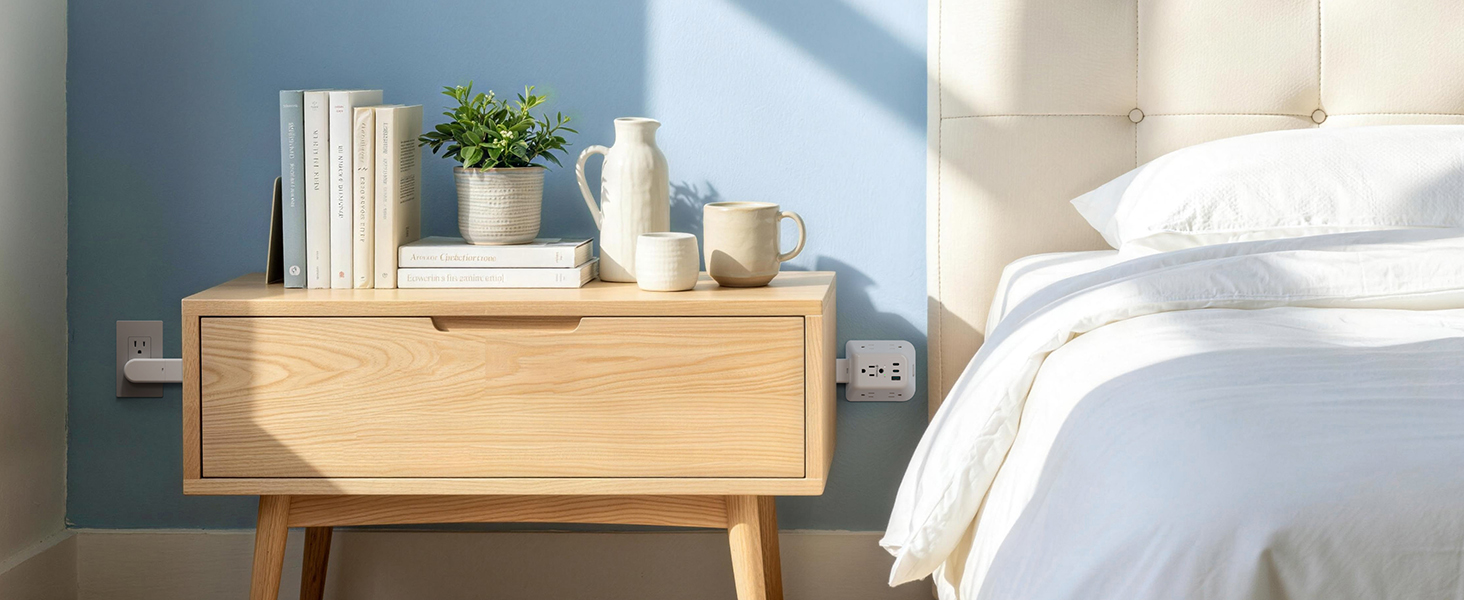 behind night table outlet