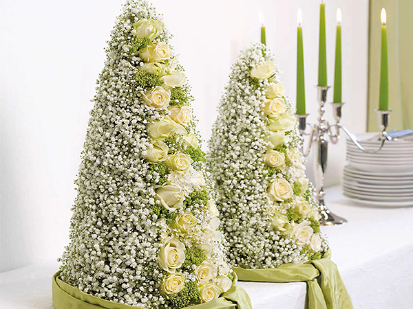 artificial baby breath flowers