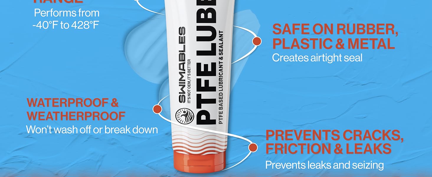 cartridge swimming repair long lasting based non toxic valve synthetic high temp plumbing ptfe lube