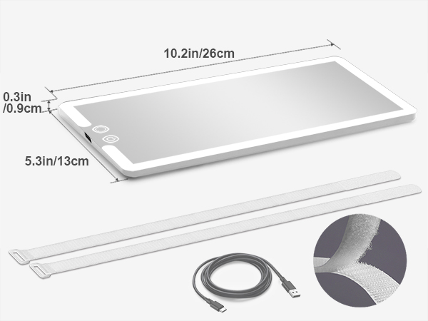 Led Car Sun Visor Vanity Mirror