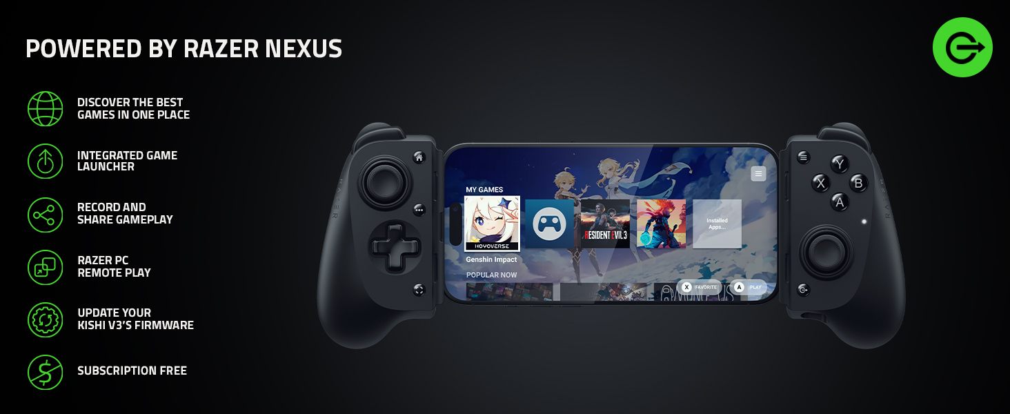 Powered by Razer Nexus