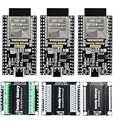 Lonely Binary 3-Pack ESP32 Gold Edition Kit WiFi Bluetooth Dual-Core MCU Screw/Non-Screw Expandio...