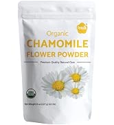 Iyasa Holistics Organic Chamomile Flower Powder, Food Grade for Baking, Cooking, Tea, Summer Drin...