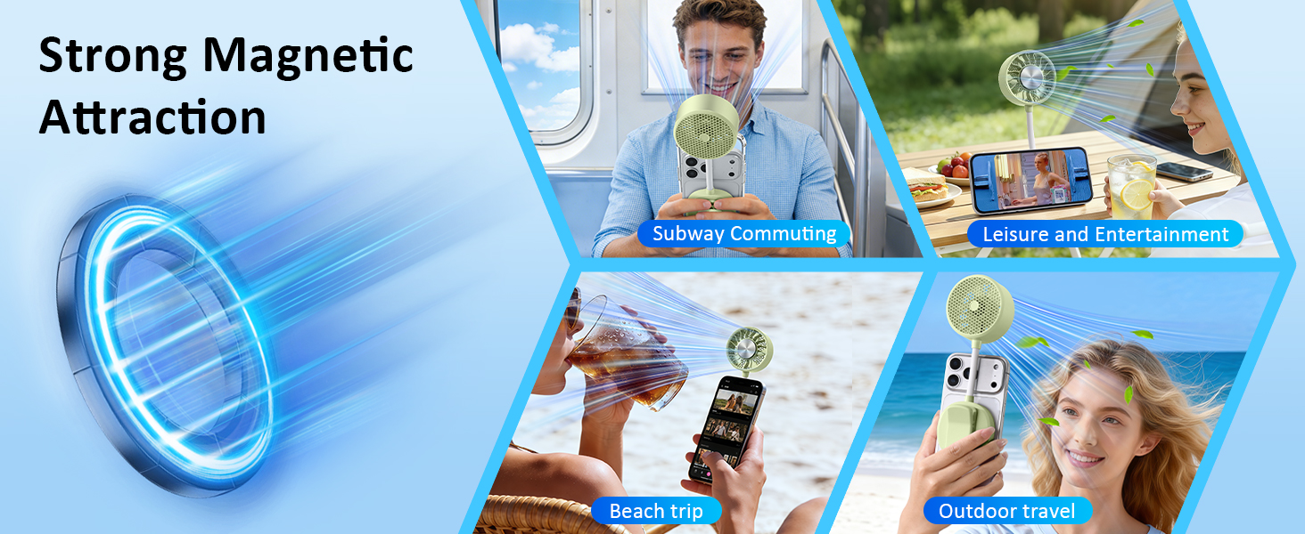 Portable Handheld Ice Fan