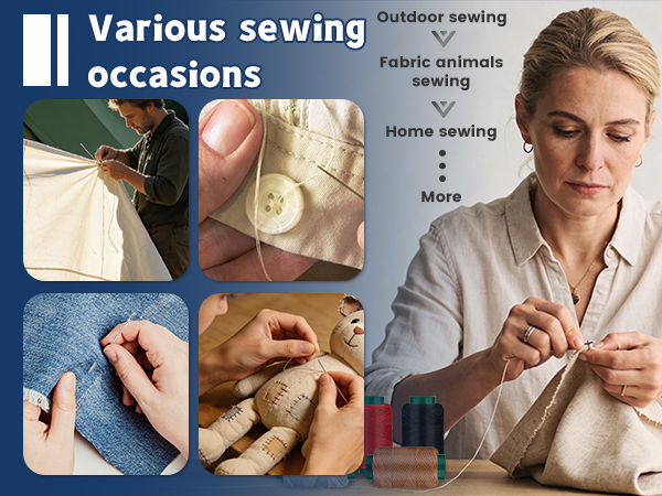 Steel needle and thread kits solve unexpected situations