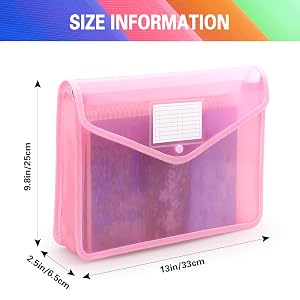 Plastic Expanding File Folder