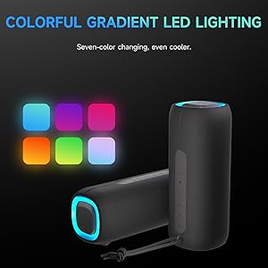 Bluetooth Speakers with RGB Lights