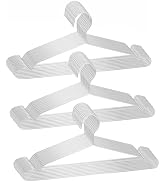 Clothes Hangers 30 Pack - Heavy Duty Stainless Steel Metal Hangers, Ultra Thin Space Saving Wire ...