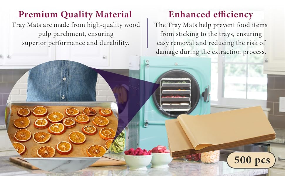 Parchment Paper Sheets for Harvest Right Freeze Dryer 3