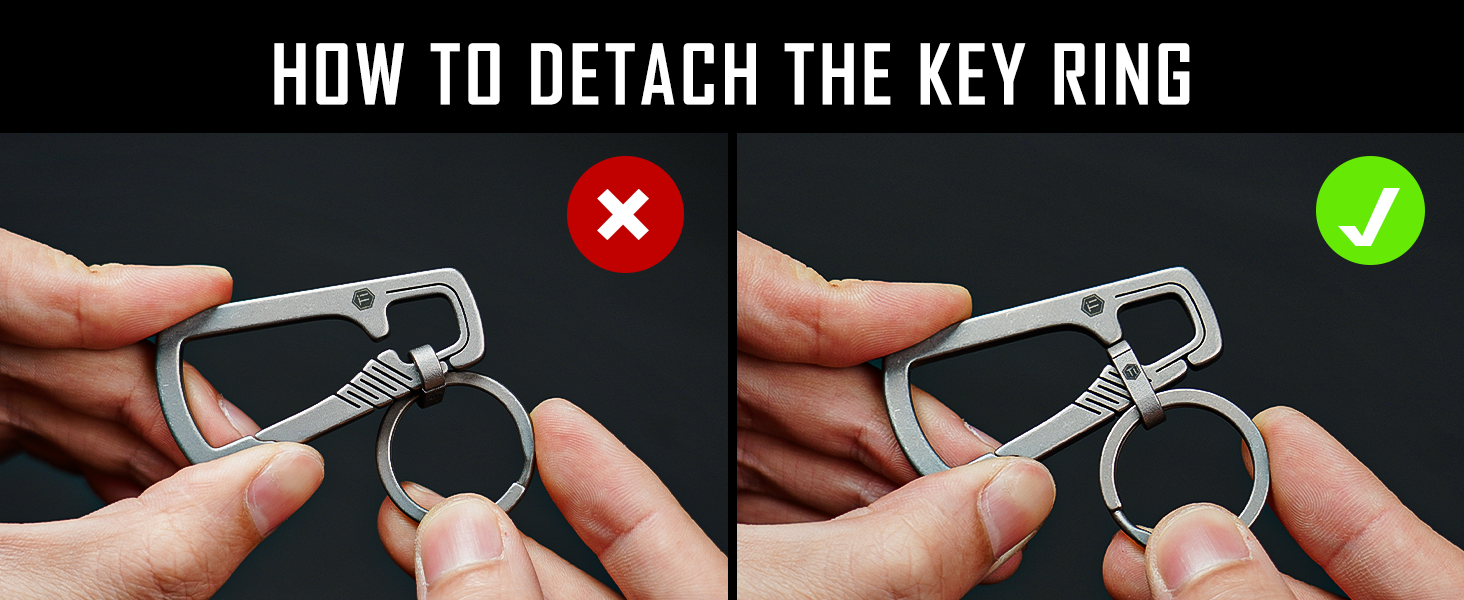 DETACHABLE KEYCHAIN