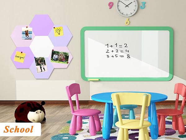 DIY Hexagon Bulletin Board Pin Board