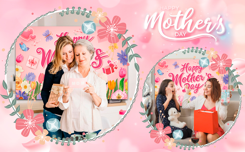 happy mothers day backdrop