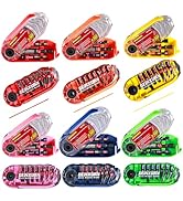 Geinxurn 60 Pcs Impact Screwdriver Bits Set, Magnetic S2 Steel Multi Driver Bits with Storage Rai...