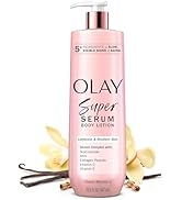 Olay Super Serum Hand & Body Lotion for Dry Skin, 24hr Long Lasting Hydration, 5+ Ingredient Comp...