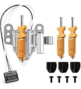 HzdaDeve 3PK 0.4MM AD5X Nozzle AD5X Extruder Hotend Heating Assembly Kit Quick-Detachable Nozzle ...