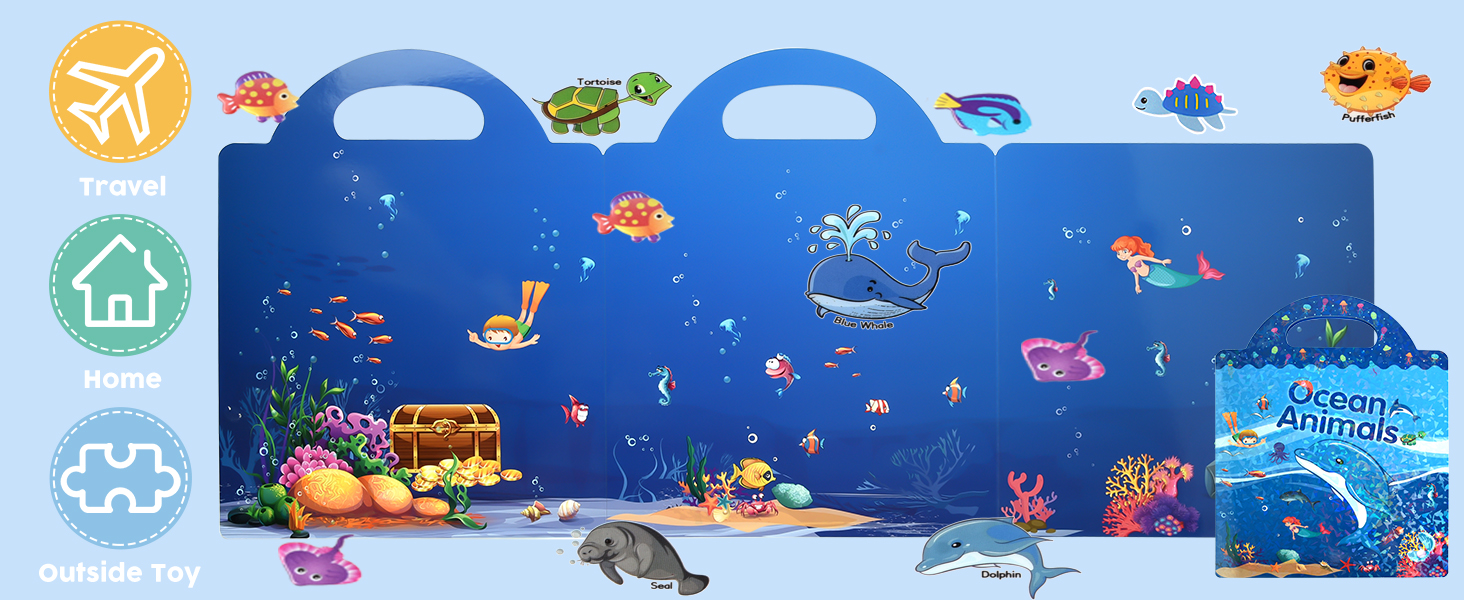 Reusable Sticker Book for Toddlers
