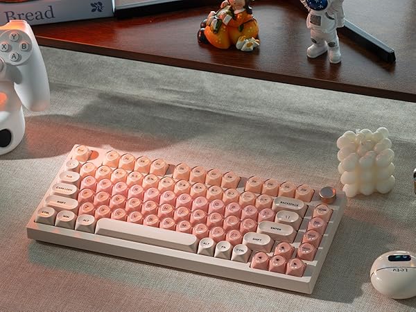 pink desk accessories
