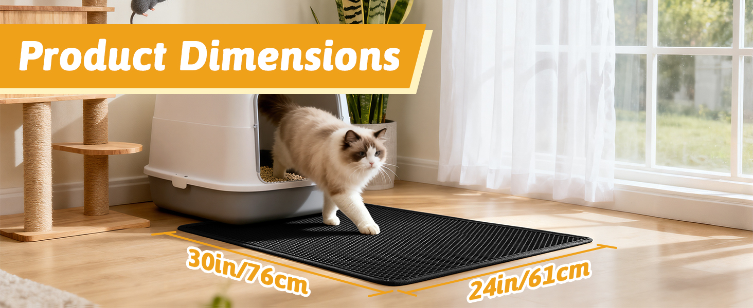 cat litter box mat