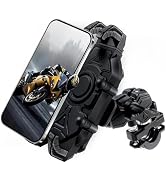 Spotelo Bike Phone Holder,Motorcycle Phone Mount with Vibration Dampener, Anti-Shake Handlebar Ce...