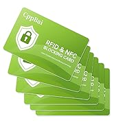 2026 NEW RFID Blocking Card, 6 Pack Fuss Protection for Entire Wallet Shield, Credit Card Protect...