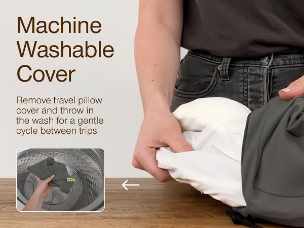travel pillow inflatable pillow neck support memory foam neck pillow travel machine washable