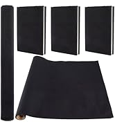 CRASPIRE Self Adhesive Book Cloth Velvet for Book Binding 43.3x14.5 Black Fabric Surface Paper Ba...