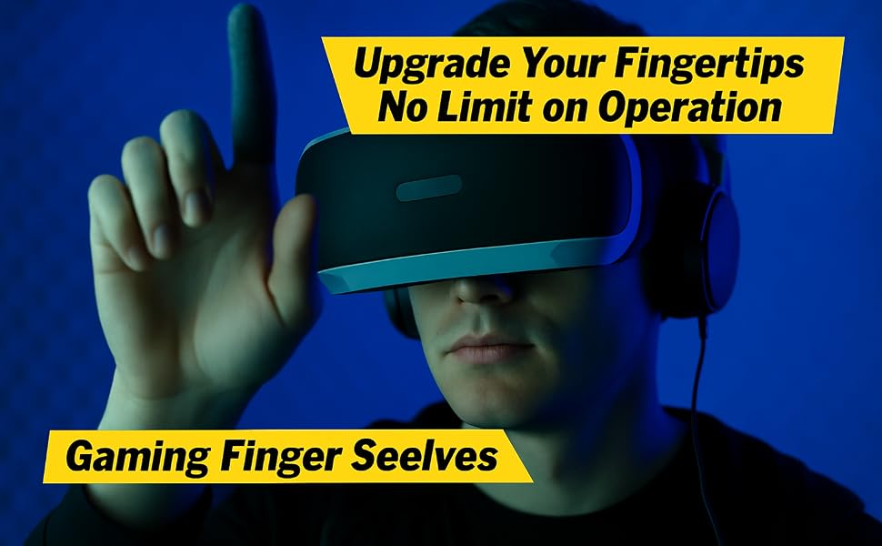 Ultra-Thin 0.18mm Gaming Finger Sleeves for Mobile Gaming