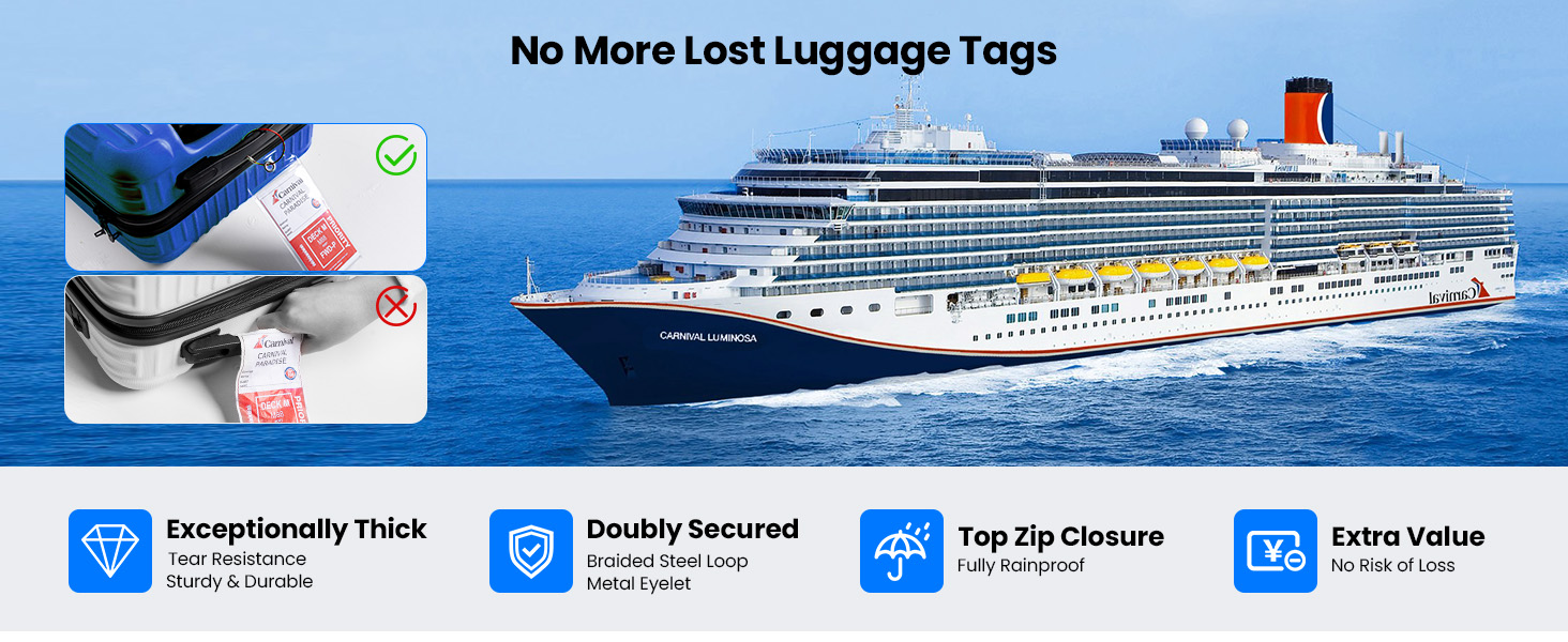 luggage tag cruise ship