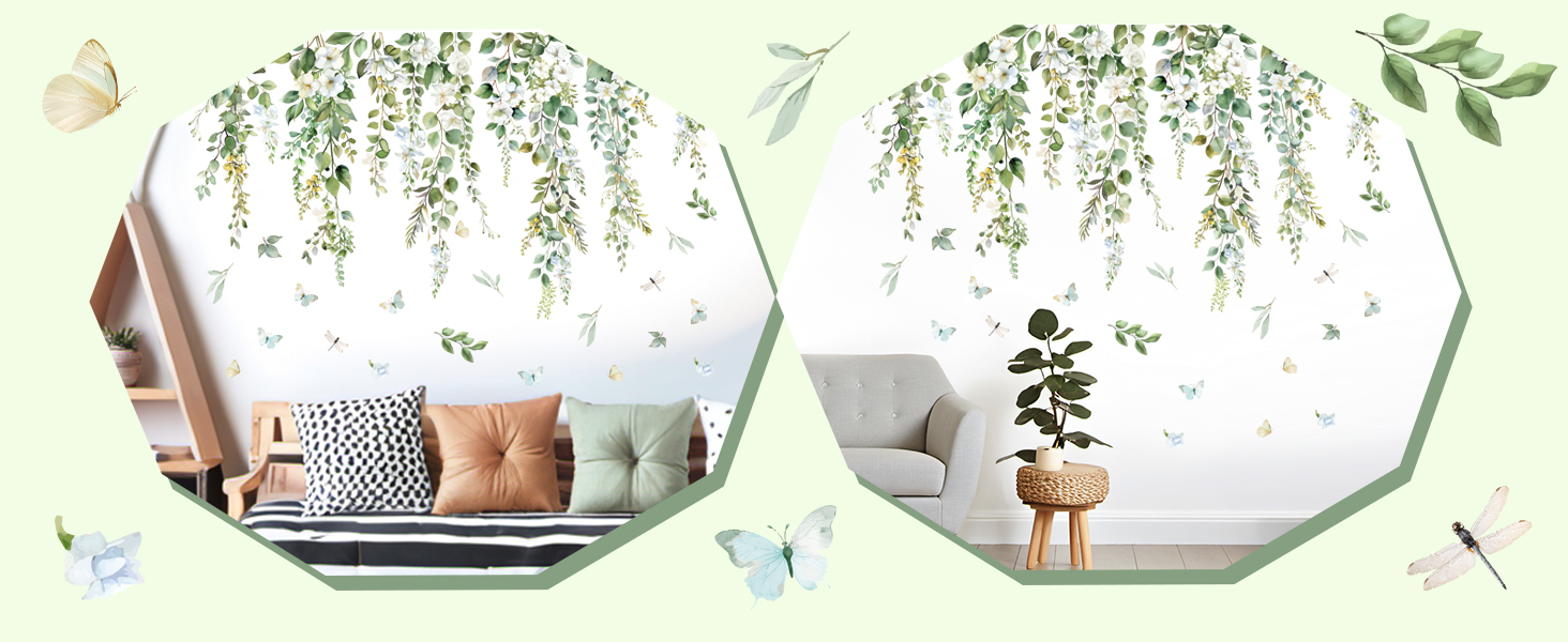 Flower wall decals