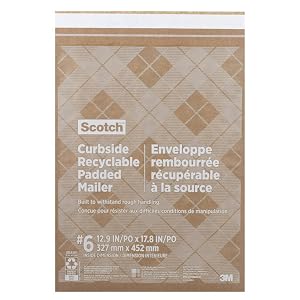 Scotch Curbside Recyclable Padded Mailers