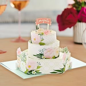 Hallmark Paper Wonder Pop Up Card for Wedding
