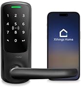 ULTRALOQ Latch 5 Built-in WiFi Smart Lock with NFC, 5-in-1 Keyless Entry Door Lock with Touch Dig...
