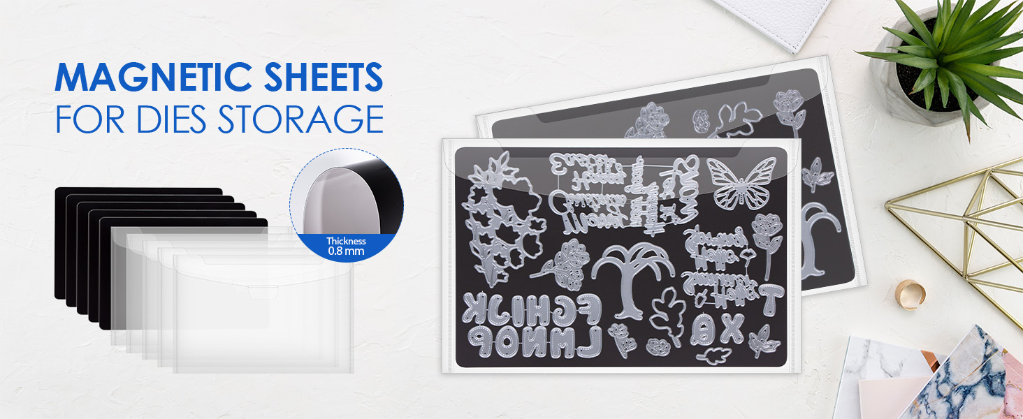 Magnetic Sheets for Die Storage