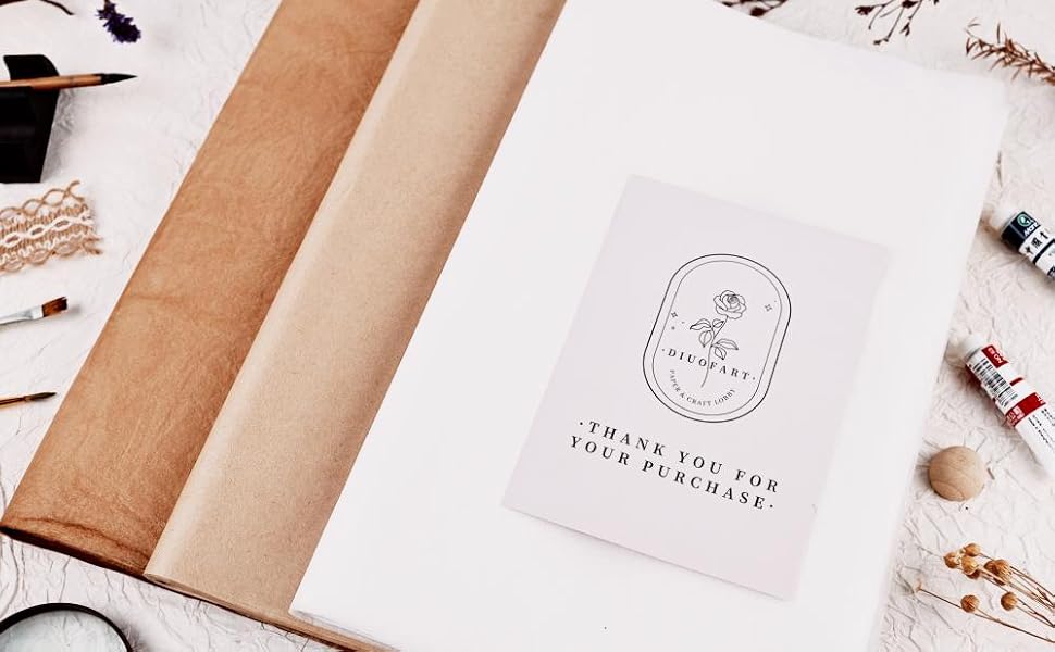 Handmade Gampi rice paper 100 sheets for professional calligraphy