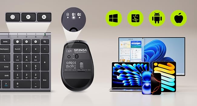 bluetooth keyboard and mouse combo